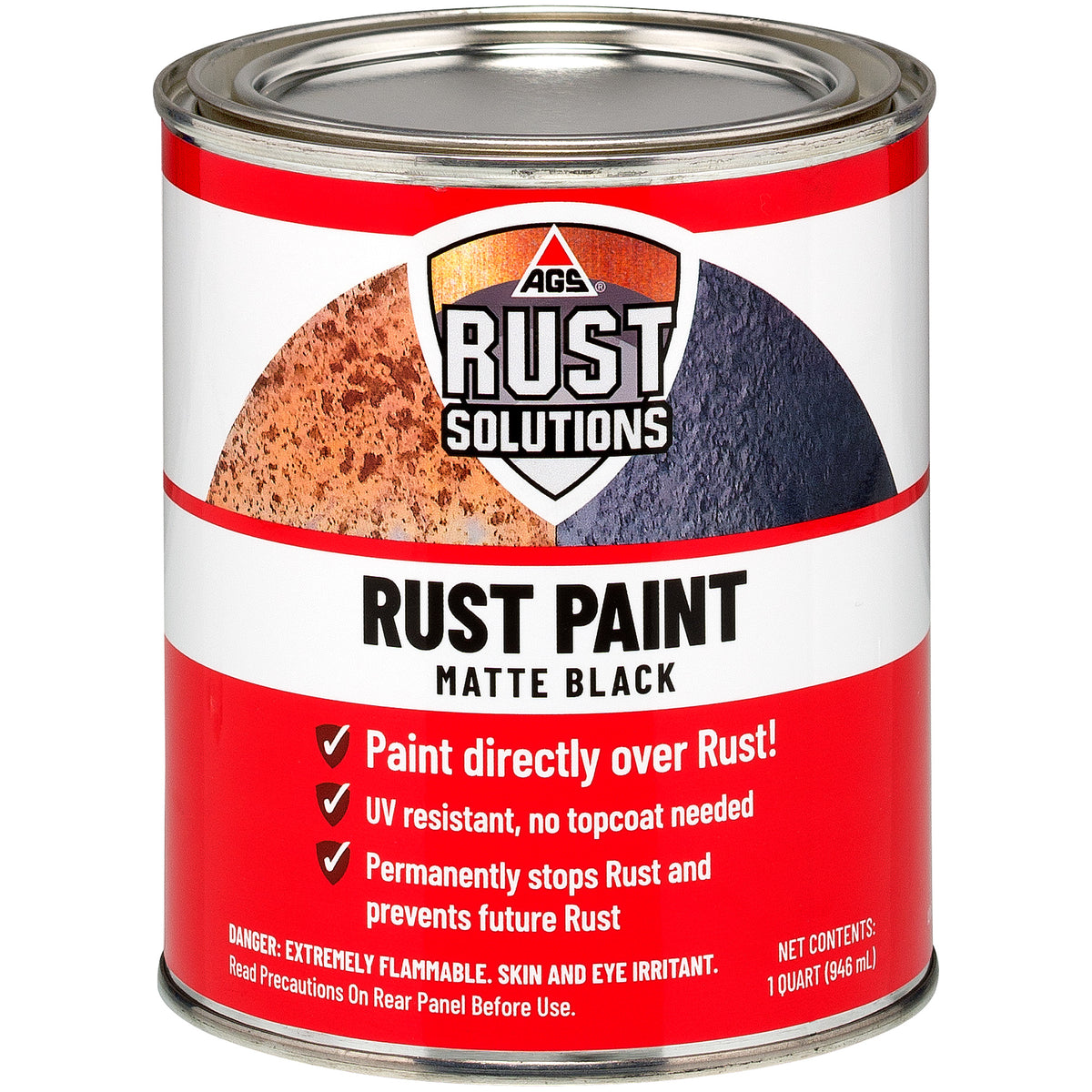 Matte Black Rust Paint Quart – Rust Solutions